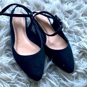 Ann Taylor loft black flats